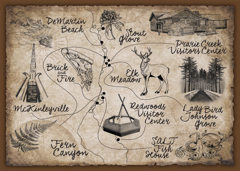 Redwood Booklet — Inside cover