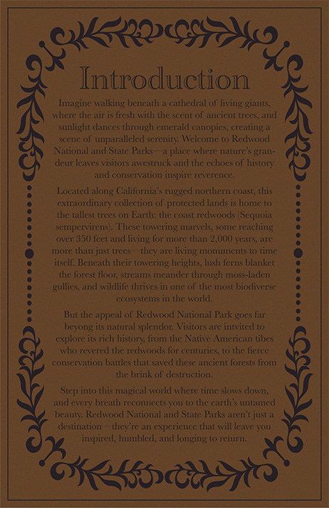 Redwood Booklet — Page 1