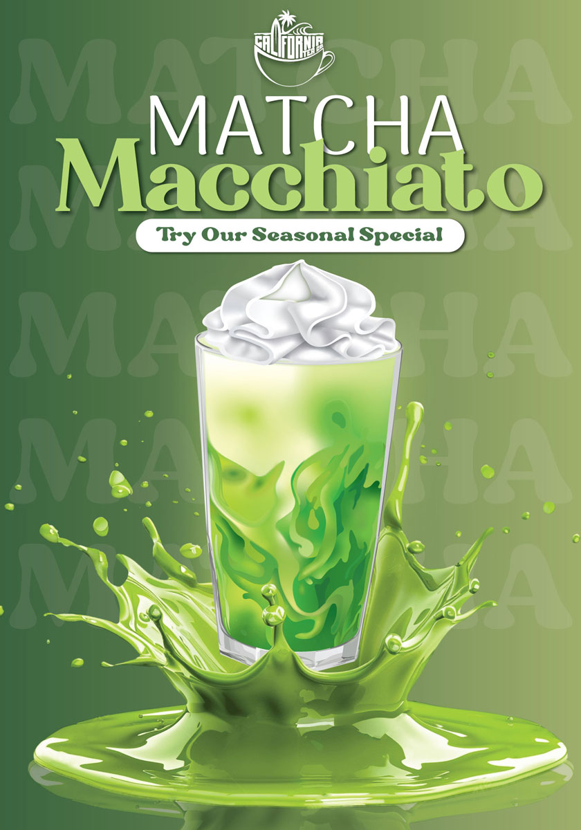 California Tea Company poster design